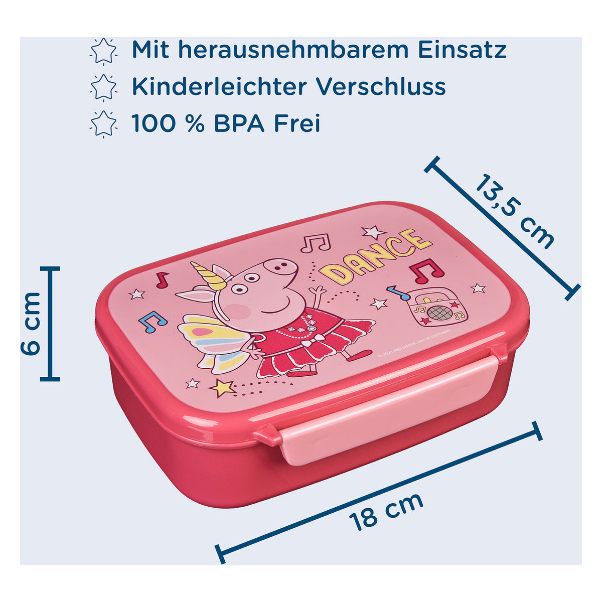 Peppa gris madkasse pink