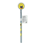 Undercover blyant smiley ansigt med viskelæder topper, pr stk