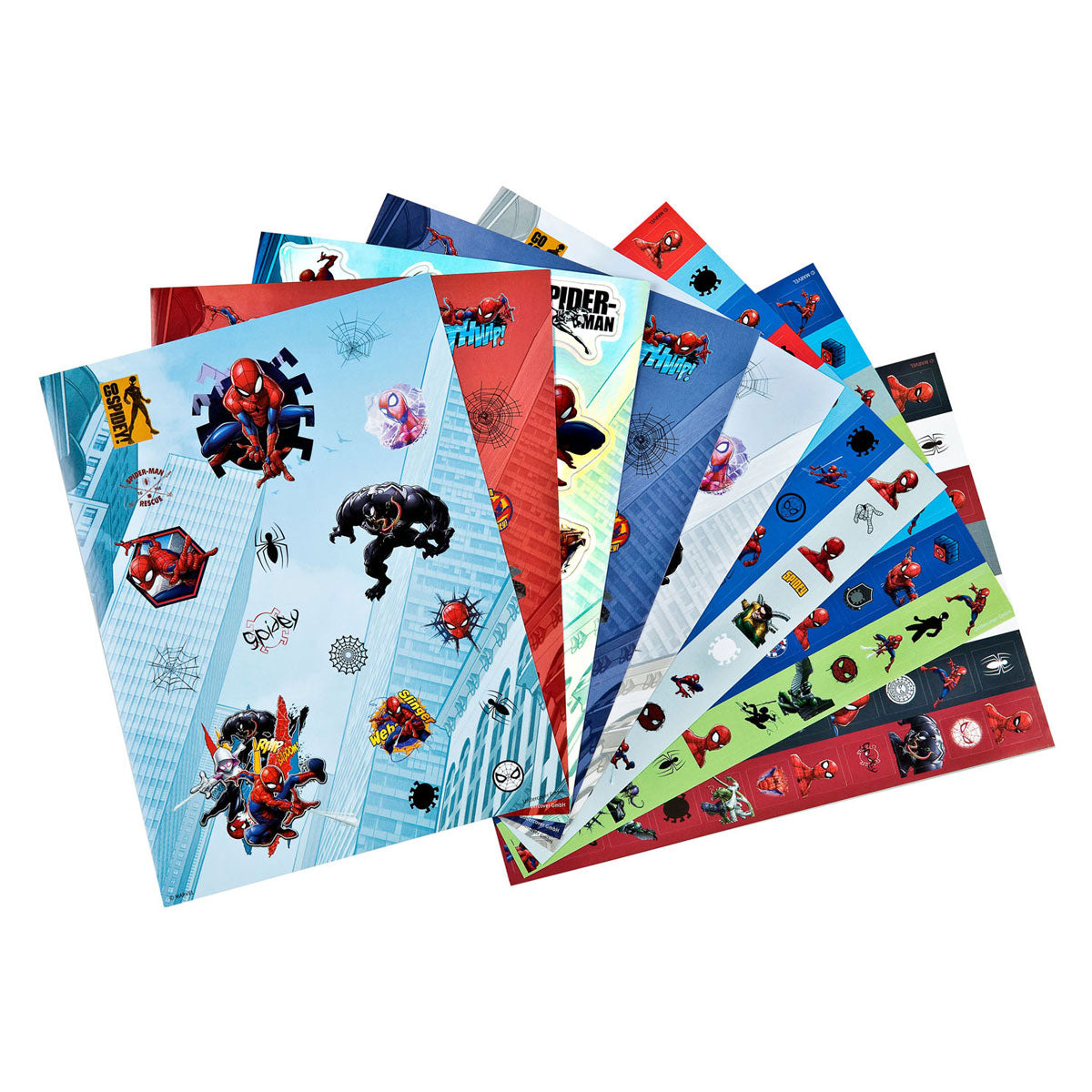Undercover Sticker Fun Marvel Spiderman, 8 ark