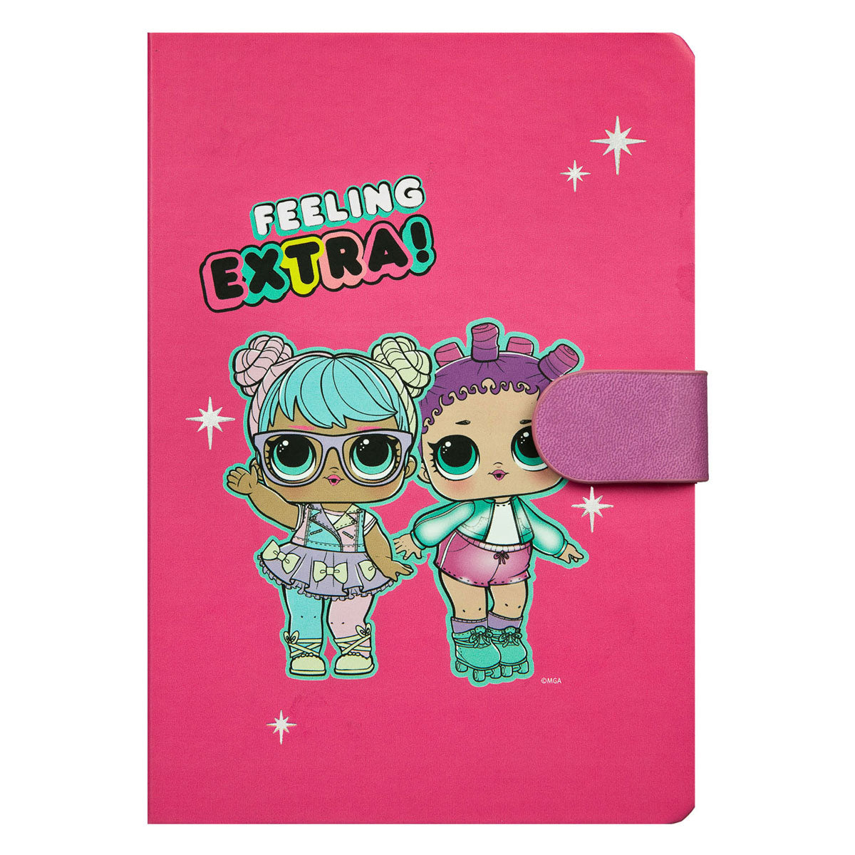 Undercover Notebook L.O.L. Overstand med magnetisk lukning