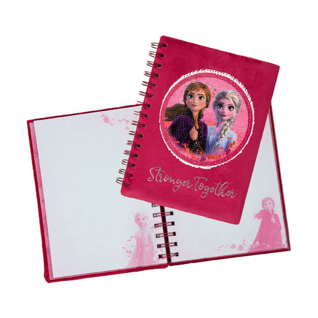 Undercover Notebook A5 Disney Frozen med paljetter
