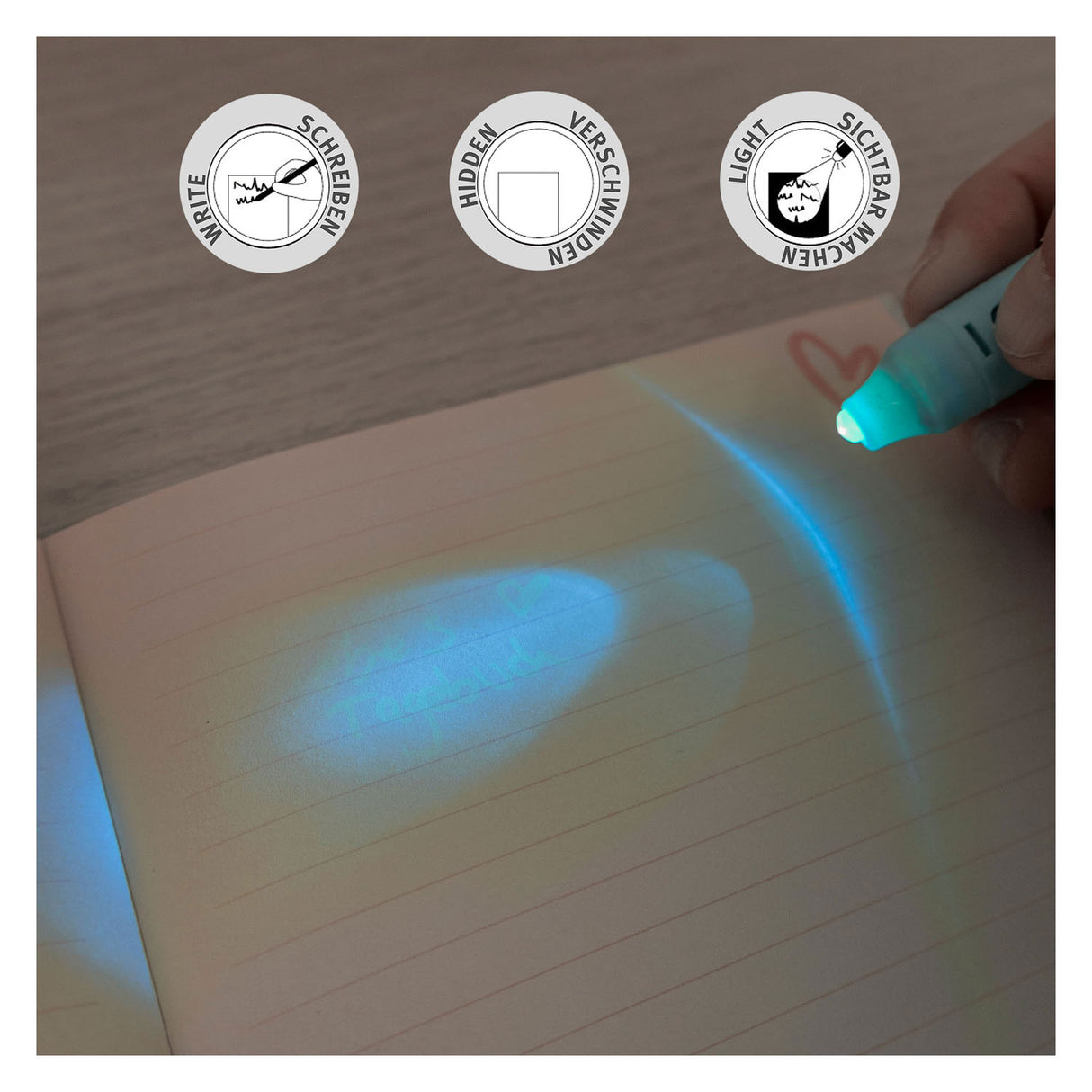 Undercover Secret Diary Barbie med UV Pen