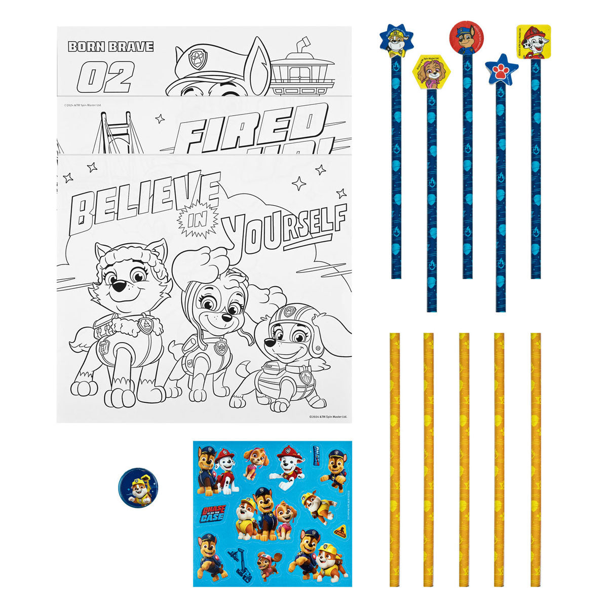Undercover -farvesæt med Gummen Paw Patrol, 29dlg.