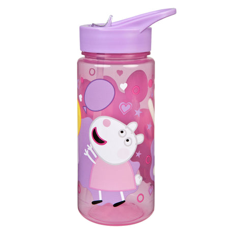 Undercover świnka peppa-serien - vandflaske - 500 ml - med flowkop - BPA-fri