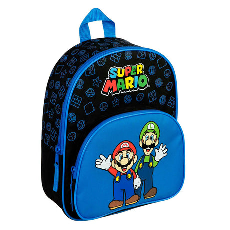 Undercover rygsæk med frontlomme super mario blå