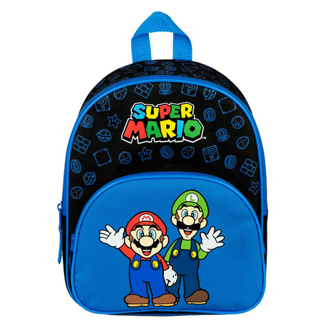 Undercover rygsæk med frontlomme super mario blå