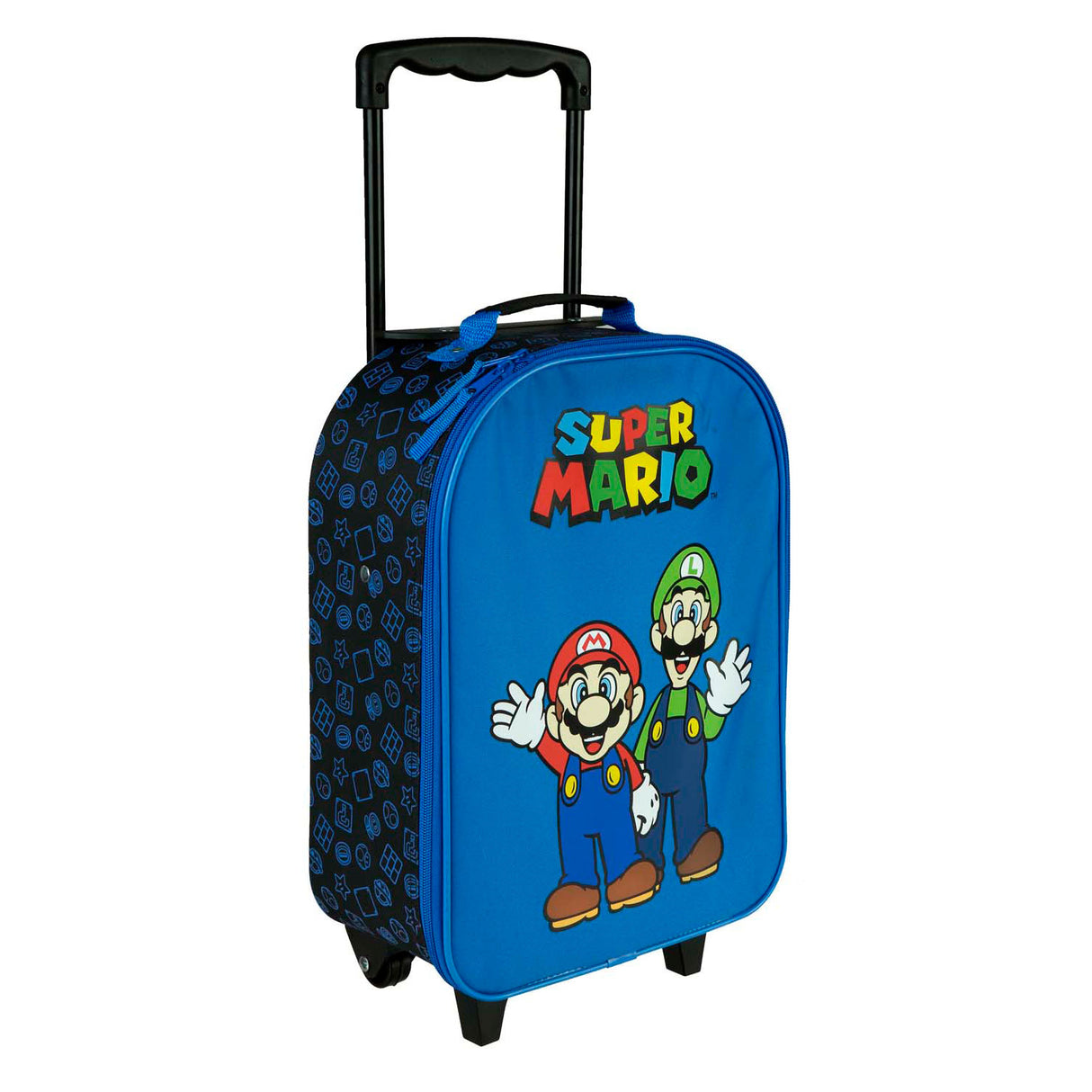 Undercover børnevogn super mario blå