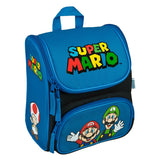Undercover skolerygsæk super mario blå