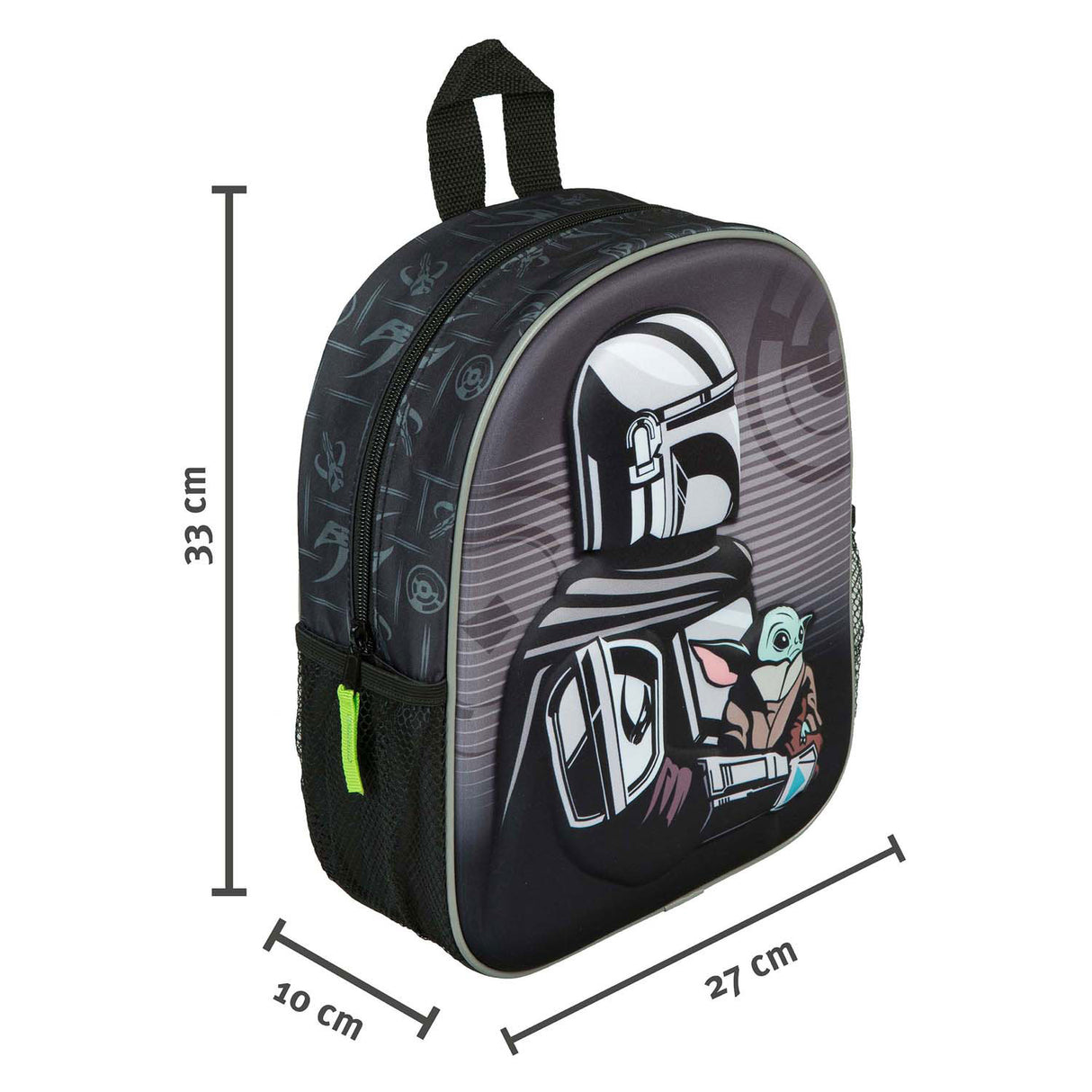 Undercover rygsæk star wars the mandalorian og grogu 3d