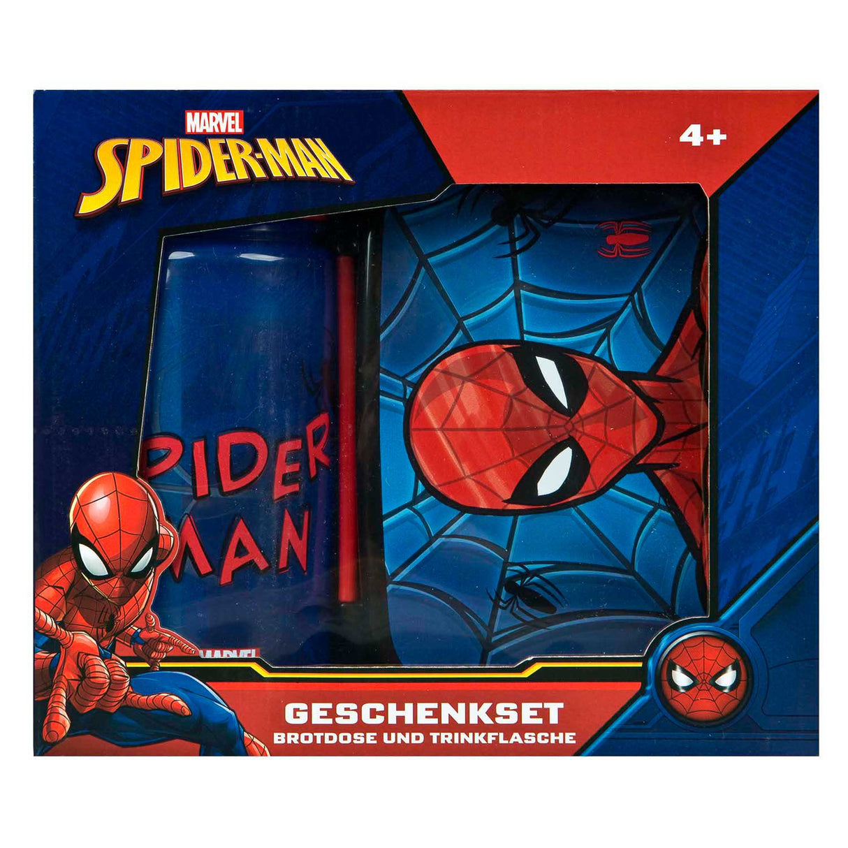 Undercover madpakke og spiderman drikkedunk