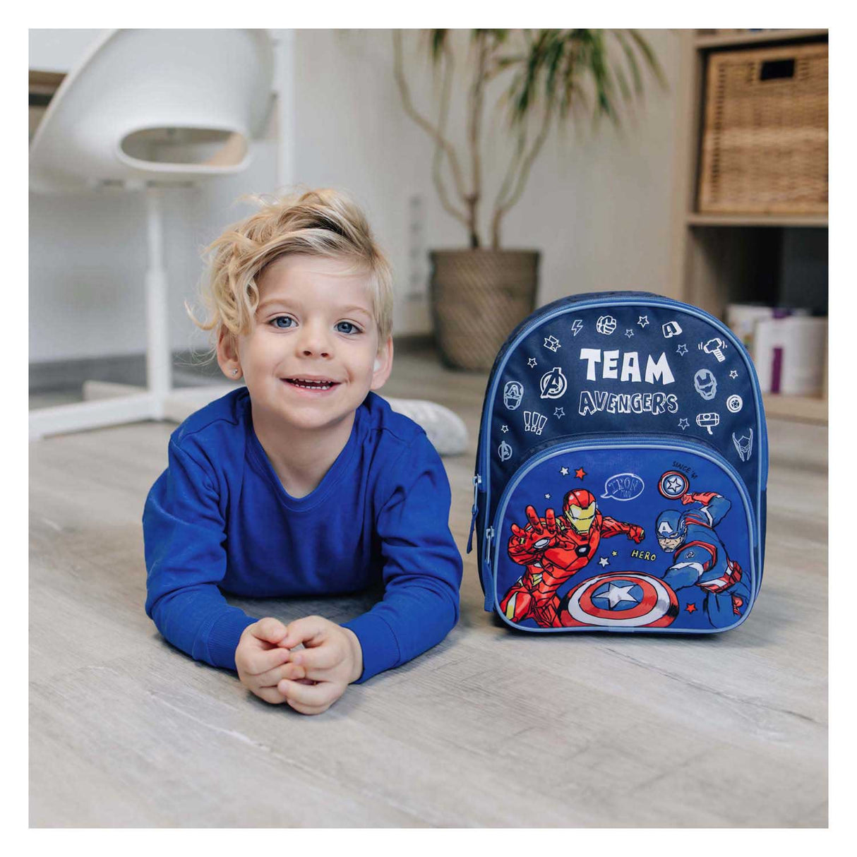 Undercover rygsæk avengers med frontlomme