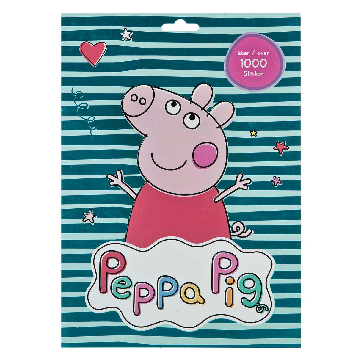 Undercover klistermærkeark peppa pig - 1000 stk.