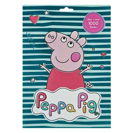 Undercover klistermærkeark peppa pig - 1000 stk.