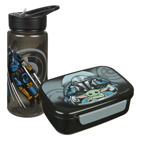 Undercover star wars serie - madpakke og flaskesæt - sort - 500ml