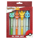 Undercover sæt kuglepenne pokemon - 4 stk.