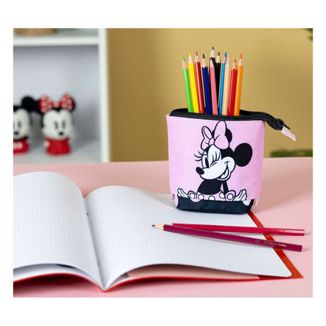 Undercover 2-i-1 penalhus minnie mouse