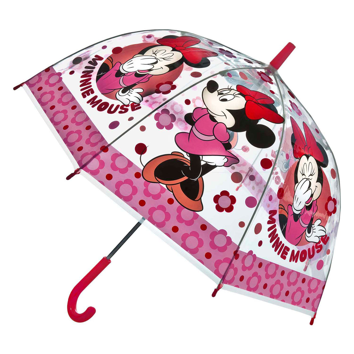 Undercover gennemsigtig paraply minnie mouse