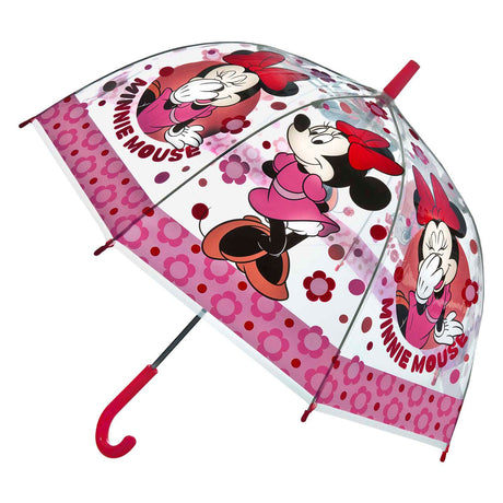 Undercover gennemsigtig paraply minnie mouse