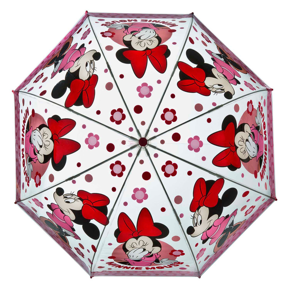 Undercover gennemsigtig paraply minnie mouse