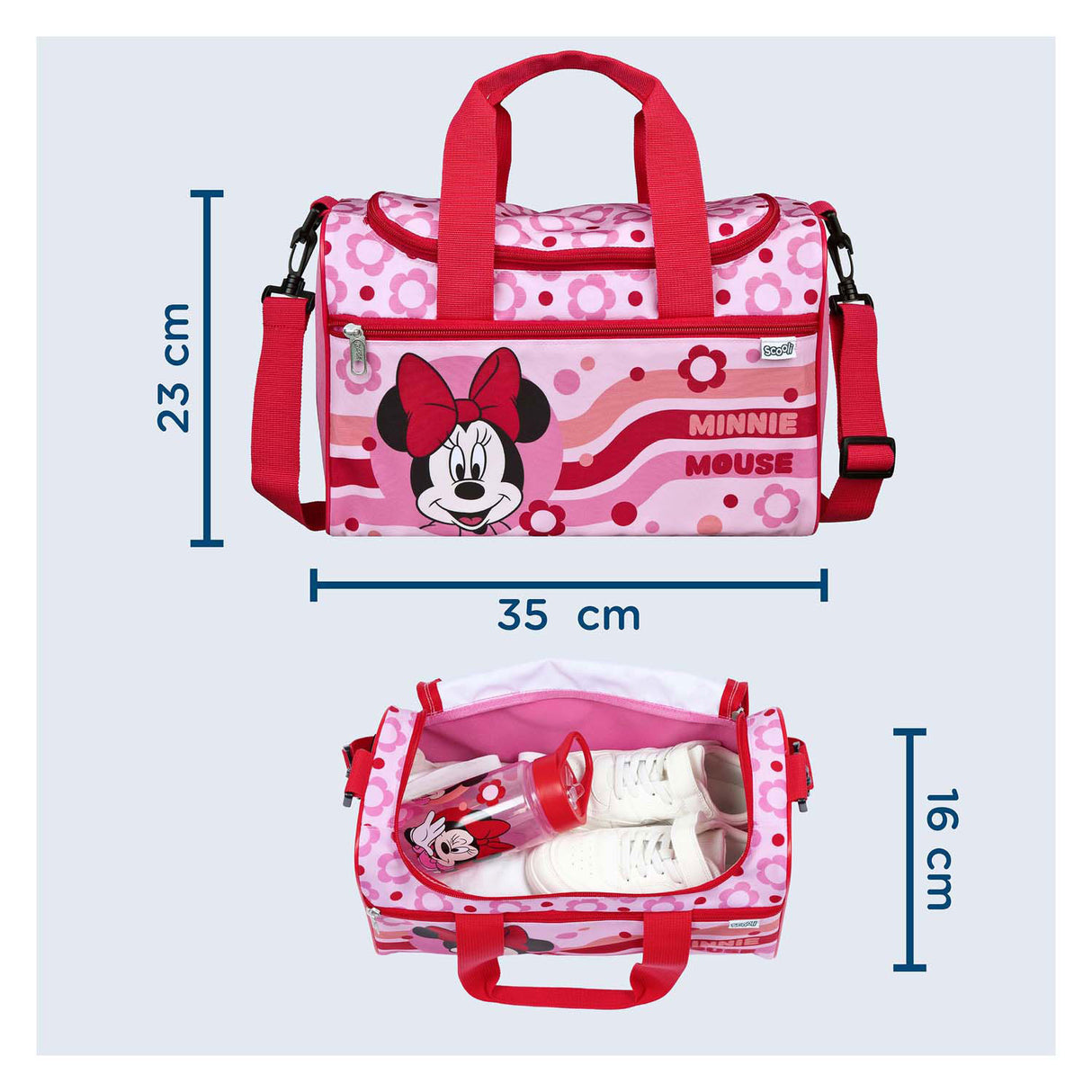 Undercover sportstaske minnie mouse