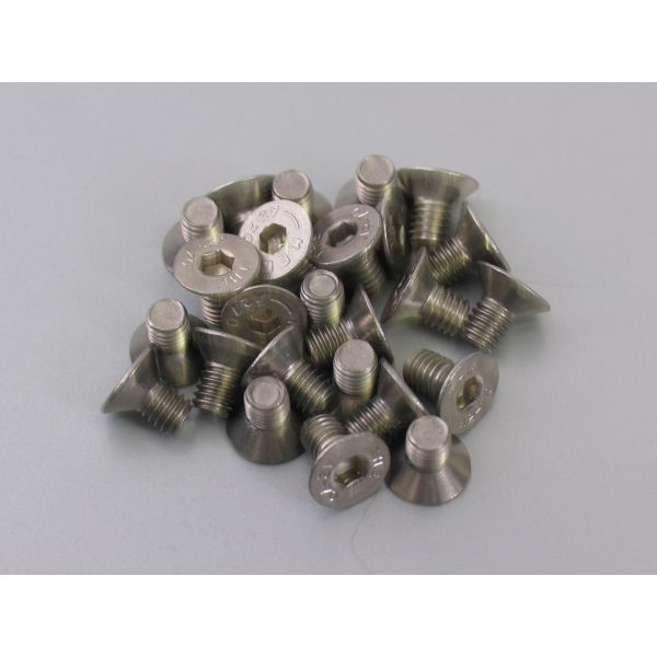 Bofix Allenbout M6X10 Rustfrit stål med Sunken Head (25 stykker)