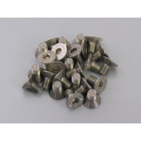 Bofix Allenbout M6X10 Rustfrit stål med Sunken Head (25 stykker)