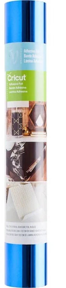 Cricut selvklæbende folie metallic - blå klistermærkefolie