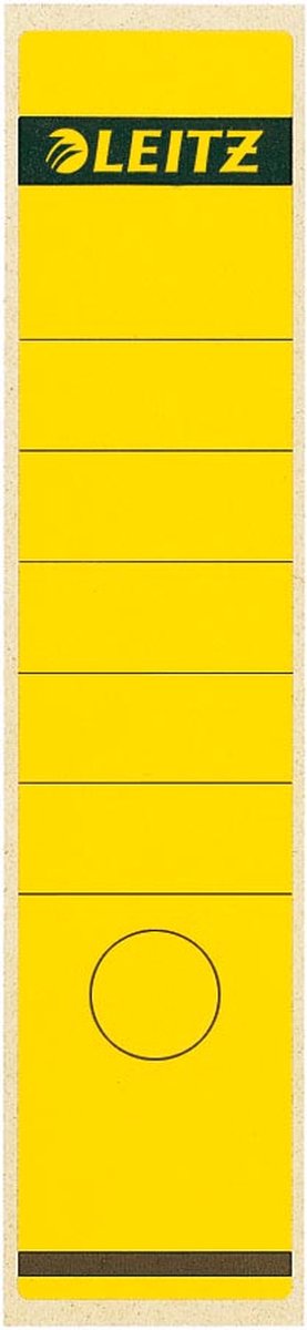 Leitz rygmærker størrelse 61 x 285 cm gul