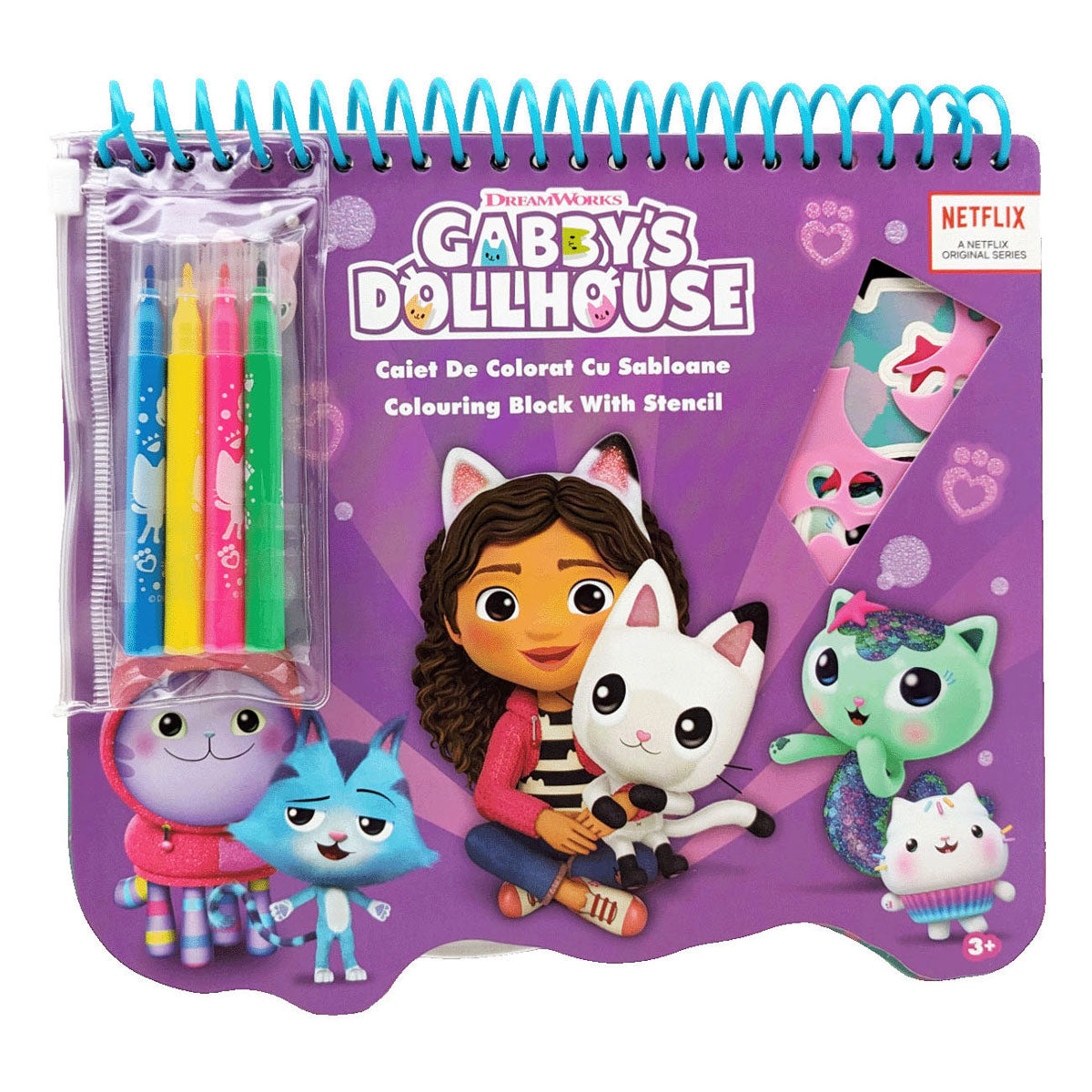 Toyland Gabbys dukkehus farveblok med tuscher og stencils