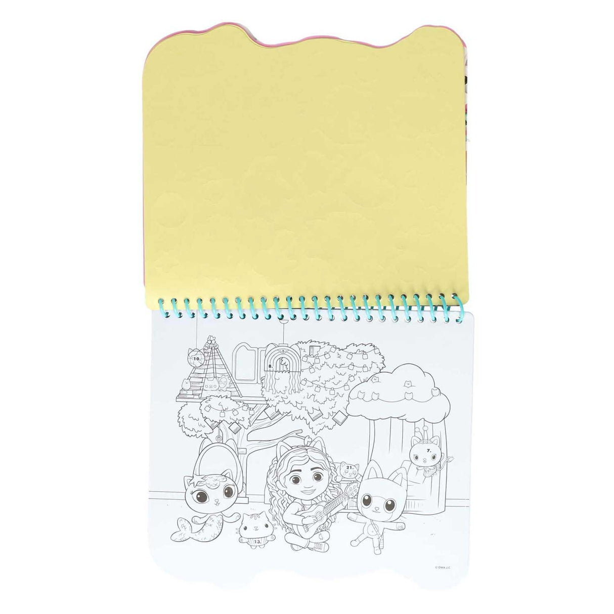 Toyland Gabbys dukkehus farveblok med tuscher og stencils
