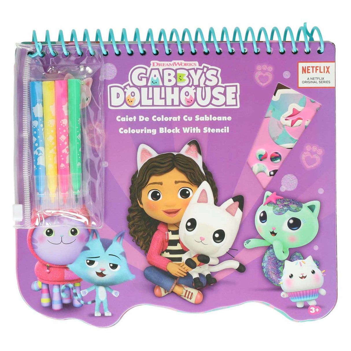 Toyland Gabbys dukkehus farveblok med tuscher og stencils