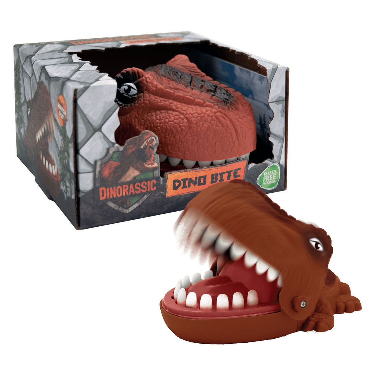 Dinorassic bidespil dino bites - familiespil i 3+ år - uden batterier