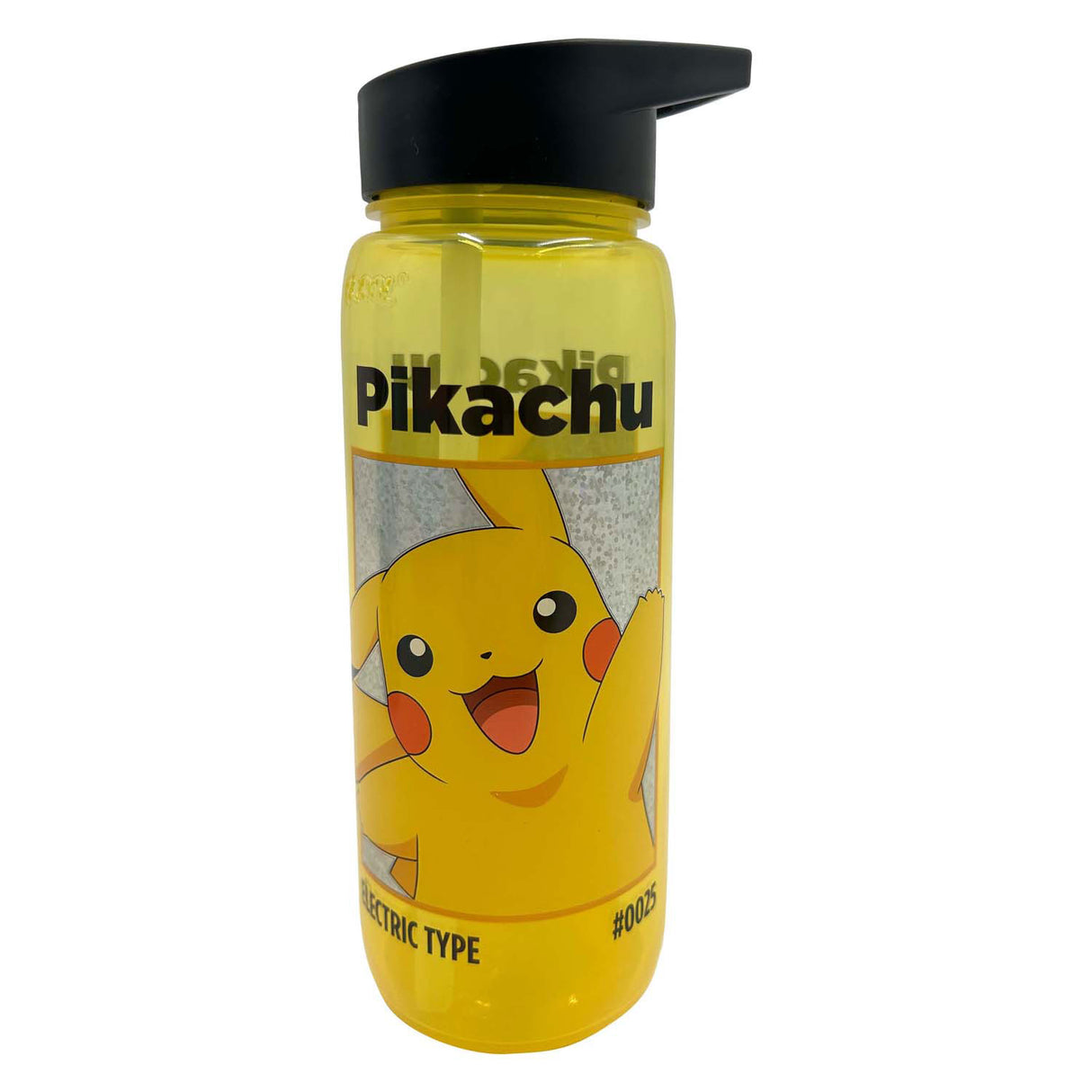 Pokémon pikachu drikkeflaske gul - 600 ml. med drikketud