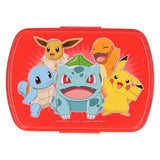 Pokémon rød sjov plast sandwich boks