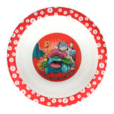 Pokémon-tema børnetallerken - dyb - d16 cm - plastik - rød - børneservice - skål