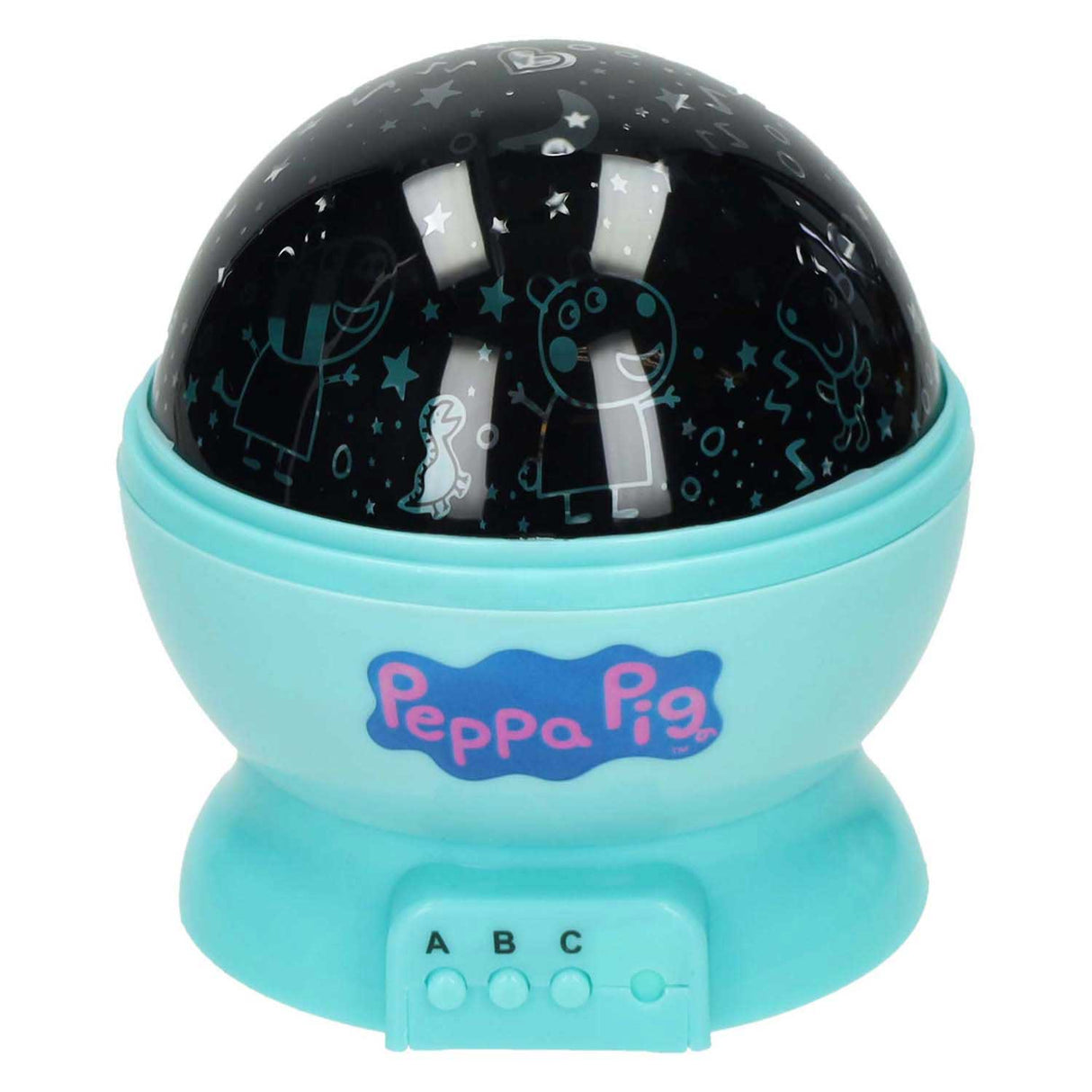 Toyland Peppa Pig LED lampe glitter kuppel