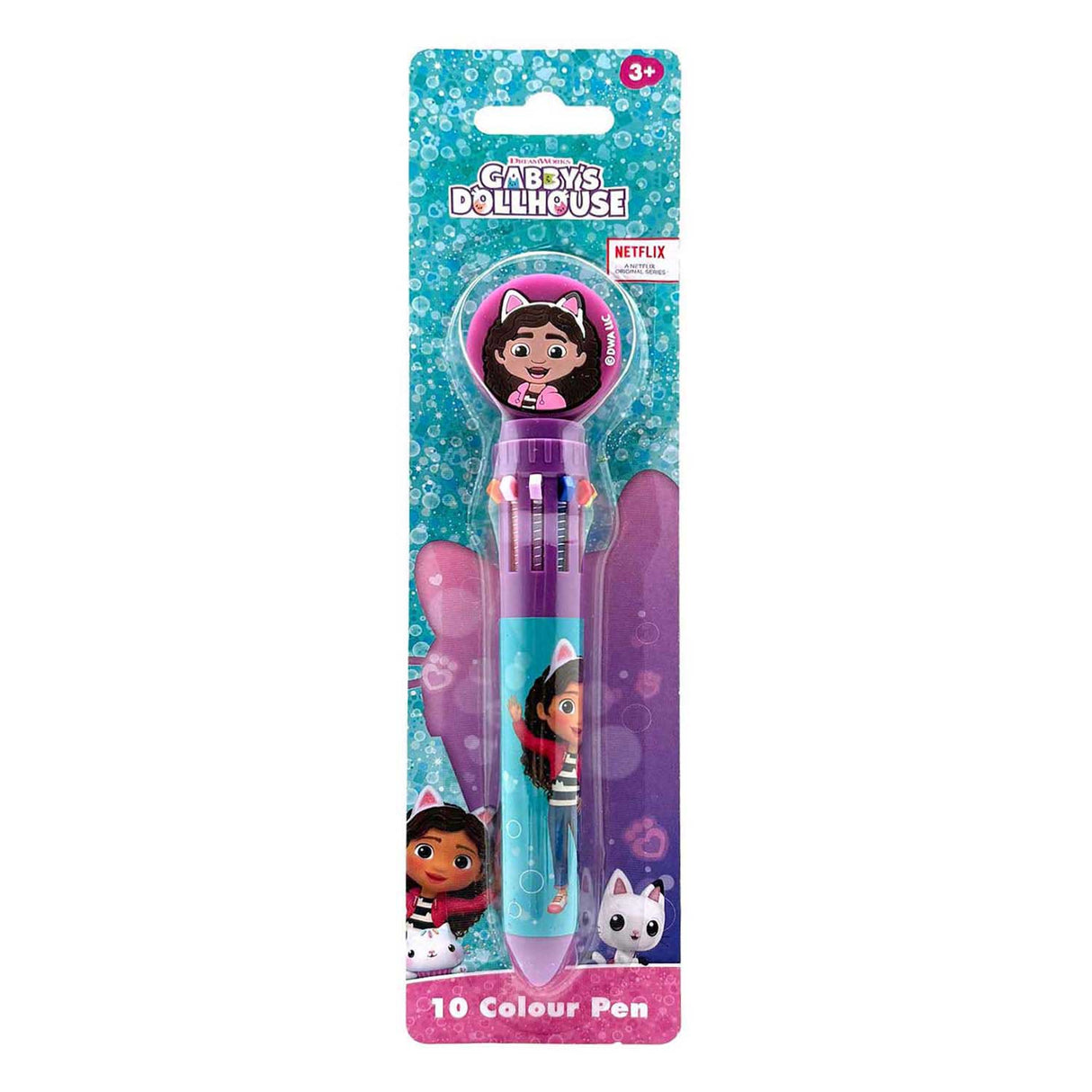 Gabby's Dollhouse 10 farve pen med topper
