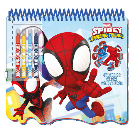 Toyland spidey stencil tegneblok