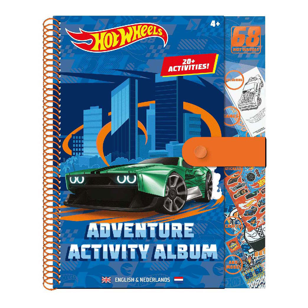 Toyland hot wheels eventyr aktivitetsbog med klistermærker