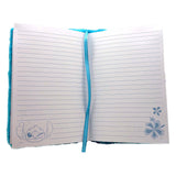 Umærket sans marque stitch plys notesbog.