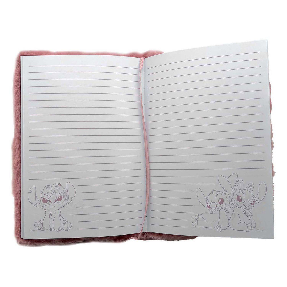 Umærket sans marque stitch plys notebook stitch angel.