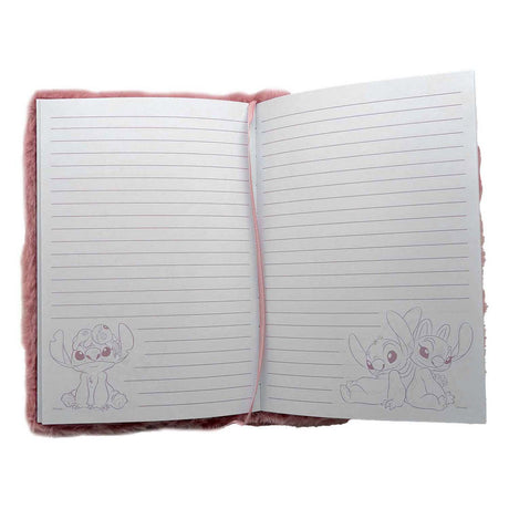 Umærket sans marque stitch plys notebook stitch angel.