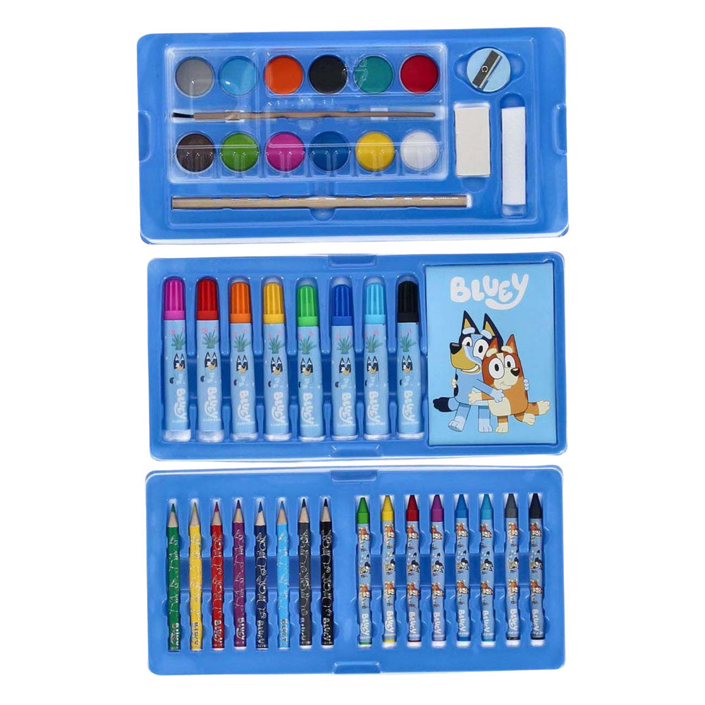 Toyland blåfarvet kuffertsæt - 52 stk.