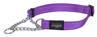 Rogz til hunde fanbelt halvslip krave lilla