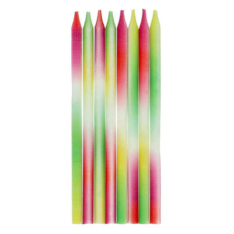 Folat bv stearinlys neon delight - 24 stk.