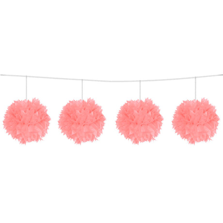 Folat bv pink pompom guirlande