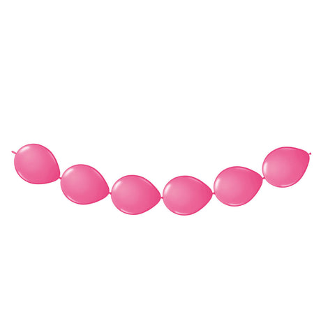 Folat bv magenta knapballoner, 8 stk.