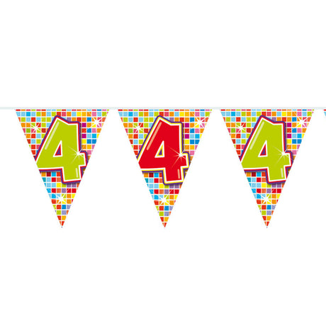 Folat bv mini flag line blocks 4 years, 3 meters.