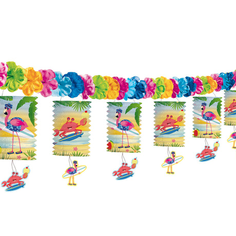 Folat bv lanterneguirlande flamingo