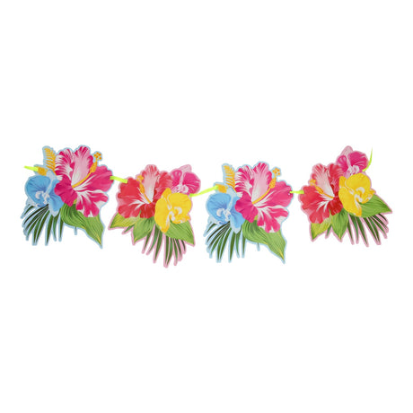 Folat bv guirlande af tropiske blomster, 6 meter.